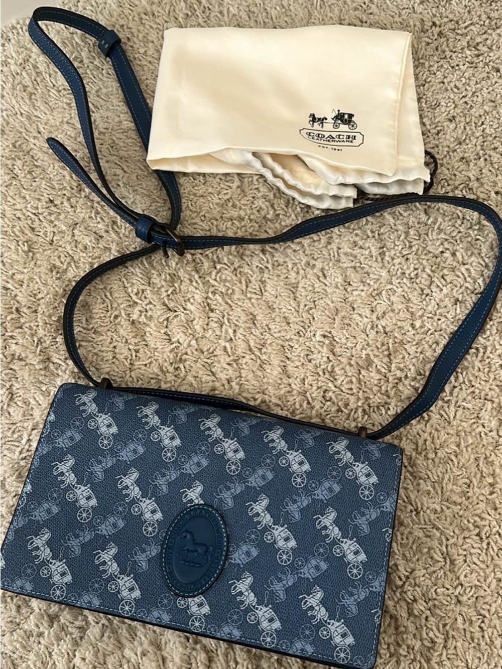 coach with dust bag - like brand new - perfect condition